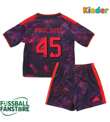 Bayern Munich Aleksandar Pavlovic #45 Replik 3rd trikot Kinder 2026-27 Kurzarm (+ Kurze Hosen)